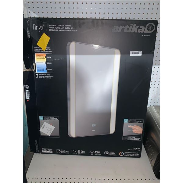 Artika Onyx Anti Fog LED Wall Mirror