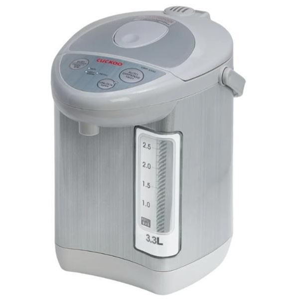 CUCKOO Electric Hot Water Urn Pot Dispenser 3.3L (111 Oz), Safety Lock, Rotating Base, Instant Auto 