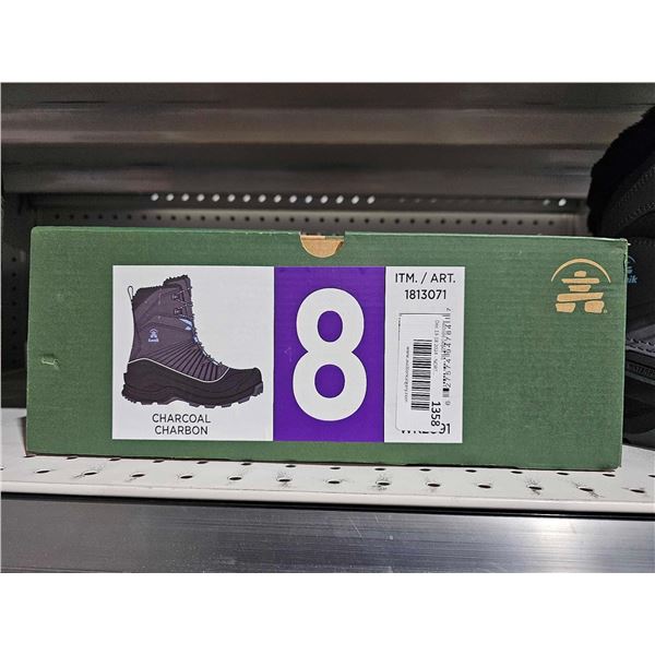 Kamik Ladies Size 8 Charcoal Winter Boots