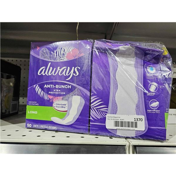 Always Anti-Bunch Xtra Protection Long Liners 4x50