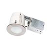 Image 1 : Bazz Recessed Dimmable Light For Damp Locations - 3 7/8-in dia Brushed Chrome - GU10 35-Watt Halogen