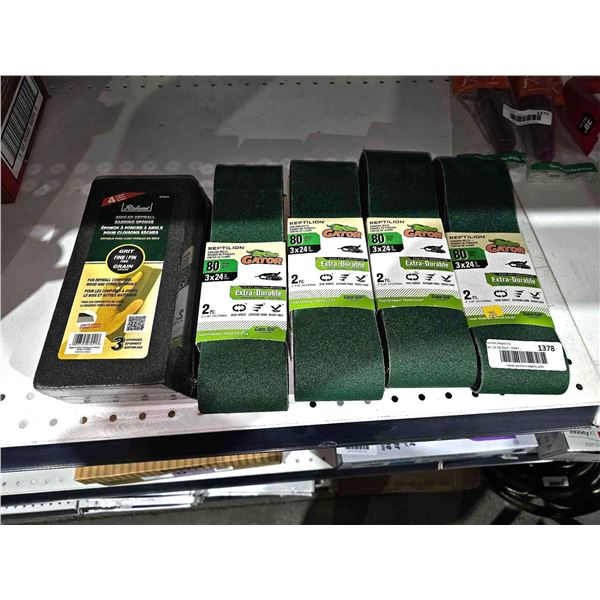 Lot of Assorted Sanding Supplies