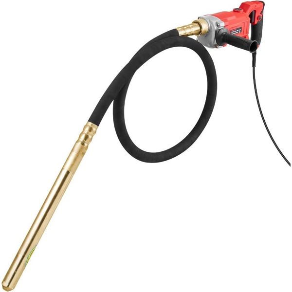 VEVOR Handheld Concrete Vibrator, 800W Electric Vibrator 13000 VPM, Electric Concrete Vibrating Tool