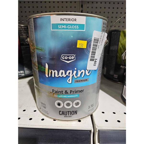 Coop Imagine Interior Semi-Gloss Paint & Primer 3.78LPremium