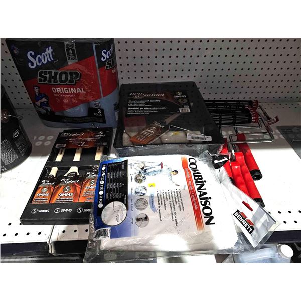 Lot of Assorted Painting Supplies