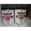 Image 1 : Tremclad Rust Paint, Gloss Light Grey 6x946ml