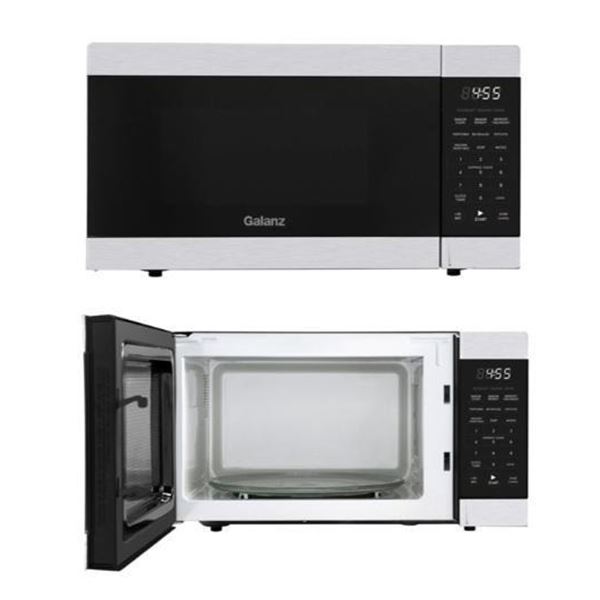 Galanz Express Wave 1.1-cu ft 1000-Watt Countertop Microwave (Stainless Steel)