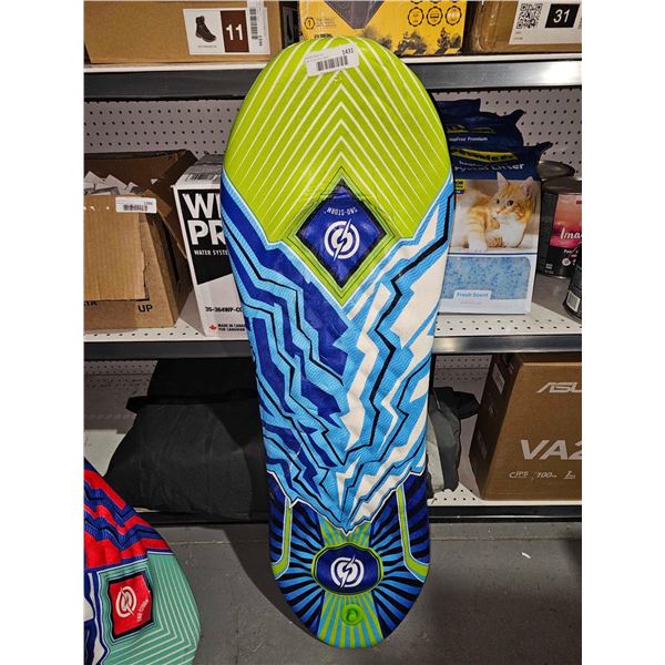Sno-Storm 48in Foam Snowboard Blue/ Yellow