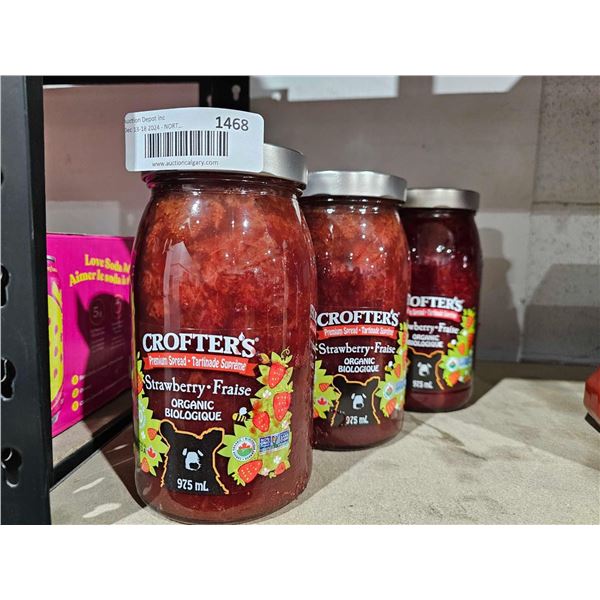 Crofter's Strawberry Jam 3x975ml
