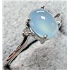 Image 4 : Silver Chalcedony And Diamond 0.02Ct Ring, Suggested Retail Value $160