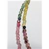 Image 4 : Silver Natural Rianbow Tourmaline 12Ct 16" Necklace, Suggested Retail Value $200