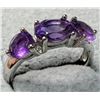 Image 1 : Silver Amethyst 1.8Ct Ring, Suggested Retail Value $200