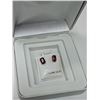 Image 4 : Silver Garnet 1.5Ct Earrings, Made in Canada, Suggested Retail Value $100