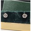 Image 4 : 14K Yellow Gold 1.11G Moissanite 2.9Ct Earrings, Made in Canada, Suggested Retail Value $1270