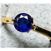 Image 1 : Silver Blue Sapphire 0.Ct Ring, Suggested Retail Value $200