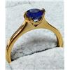 Image 2 : Silver Blue Sapphire 0.Ct Ring, Suggested Retail Value $200