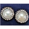 Image 2 : Silver Fresh Water Pearl Earrings, Made in Canada, Suggested Retail Value $80
