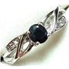 Image 1 : Silver 3.45G Sapphire 0.4Ct Ring (~Size 7), Suggested Retail Value $200
