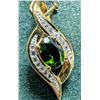 Image 2 : Silver Chorme Diopside 0.8Ct Pendant, Suggested Retail Value $160