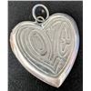 Image 1 : Silver 4.56G Locket Heart Shape Pendant, Suggested Retail Value $70