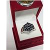 Image 4 : Silver 4.16G Sapphire 0.85Ct Ring, Suggested Retail Value $240