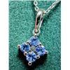 Image 1 : Silver Tanzanite 0.2Ct 18"-20" Necklace, Suggested Retail Value $200