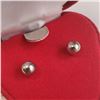 Image 2 : Silver Ball Earrings, Suggested Retail Value $30