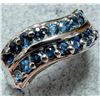 Image 2 : Silver 3.51G Sapphire 0.5Ct Ring (~Size 7), Suggested Retail Value $200