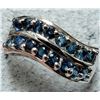 Image 3 : Silver 3.51G Sapphire 0.5Ct Ring (~Size 7), Suggested Retail Value $200
