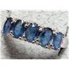 Image 2 : Silver Blue Sapphire 2.5Ct Ring (~Size 7), Suggested Retail Value $240