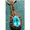 Image 1 : Silver Garnet And Apatite Total Of 1Ct Pendant, Suggested Retail Value $160