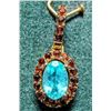 Image 2 : Silver Garnet And Apatite Total Of 1Ct Pendant, Suggested Retail Value $160