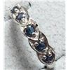 Image 4 : Silver Blue Sapphire 0.15Ct Ring, Suggested Retail Value $180