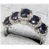 Image 3 : Silver 5.55G Sapphire 2.5Ct Ring (~Size 7)), Suggested Retail Value $260