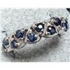 Image 1 : Silver 3.75G Sapphire 0.6Ct Ring (~Size 7.25), Suggested Retail Value $220