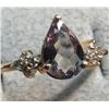 Image 4 : 10K Yellow Gold 1.95G Zultanite( Rare Color Change) & Diamond 0.15Ct Ring (~Size 7), Made in Canada,