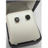 Image 4 : 14K White Gold 1.34G Black Diamond 1.2Ct Earrings, Made in Canada, Appraised Retail $1390