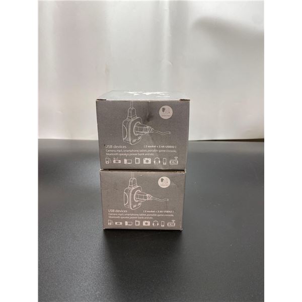 Universal Outlet USB devices  x2