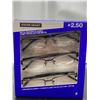 Image 1 : Foster Grant Design Optics  3 Reading Glasses +2.50