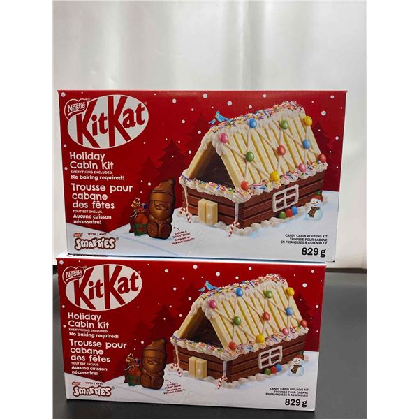 Kit Kat Holiday Cabin Kit 2x829g Lot of 2