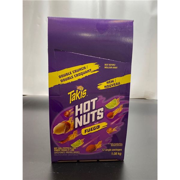 Takis Hot Nuts Fuego  12 single packages - 1.08kg
