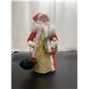 Image 1 : Santa Figurines Xmas Decorations Craftwork Santa Doll for Home Red