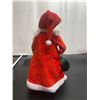 Image 2 : Santa Figurines Xmas Decorations Craftwork Santa Doll for Home Red