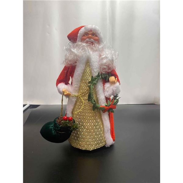 Santa Figurines Xmas Decorations Craftwork Santa Doll for Home Red