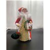 Image 1 : Santa Figurines Xmas Decorations Craftwork Santa Doll for Home Red