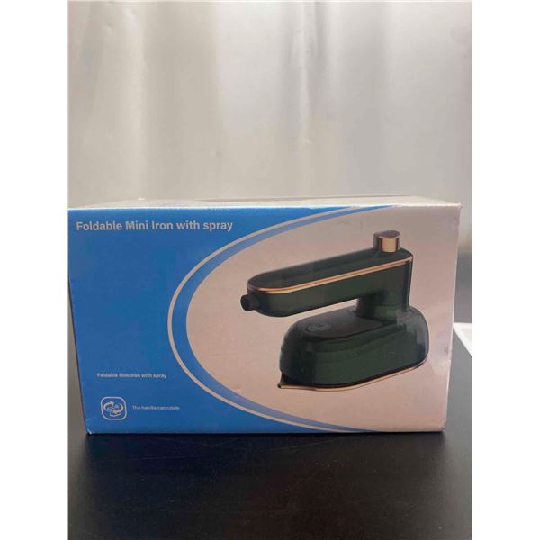 Foldable Mini Iron With Spray