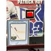 Image 3 : PATRICK ROY #33- COLLECTOR FRAMED PICTURE WITH MONTREAL FORUM SEAT PIECE, : issued by: GREATS OF THE