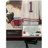 Image 3 : PLANTE #1- COLLECTOR FRAMED PICTURE WITH MONTREAL FORUM SEAT PIECE, : issued by: GREATS OF THE GAME,