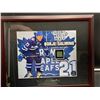 Image 1 : BORJE SALMING #21 - COLLECTOR FRAMED PICTURE WITH M.L.G SEAT PIECE, : issued by: GREATS OF THE GAME,