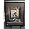 Image 1 : FELIX POTVIN #29 - COLLECTOR FRAMED PICTURE WITH GAME USED STICK PIECE, : issued by: GREATS OF THE G